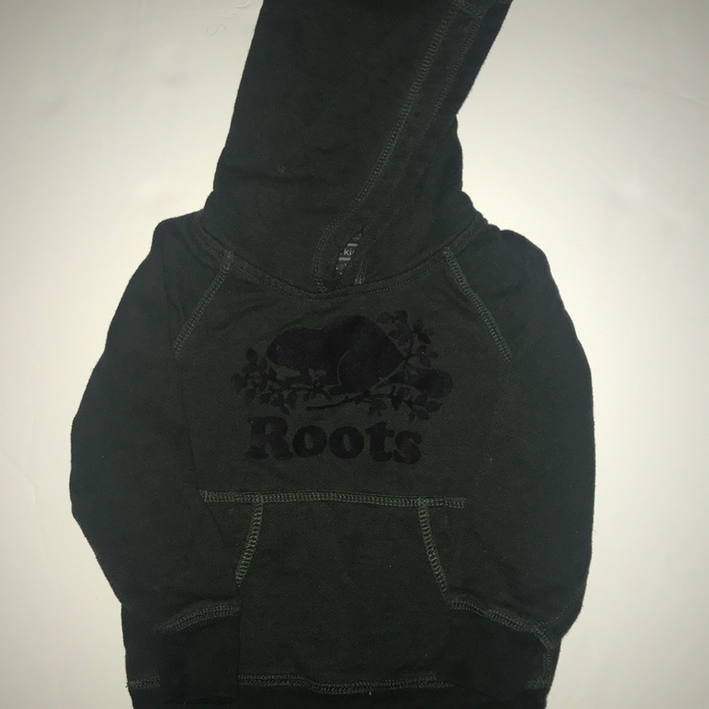 Roots Kids hoodie -Forest Green
